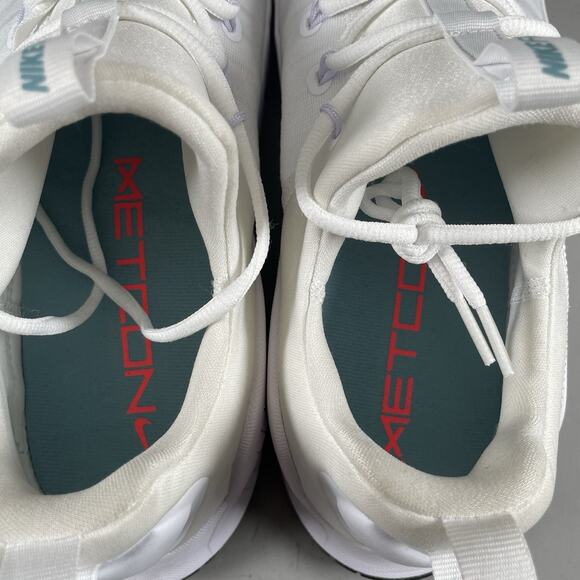 Women 15 Men 13.5 Nike Free Metcon 6 White Turquoise Athletic Sneaker FJ7126-102 - Picture 8 of 9